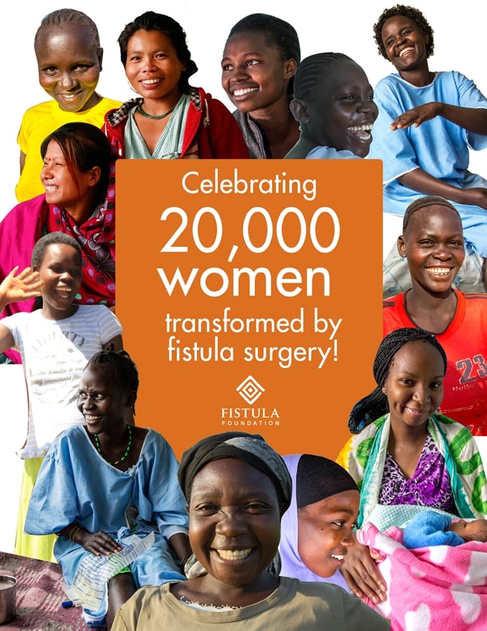 20,000 women transformed through fistula surgery!