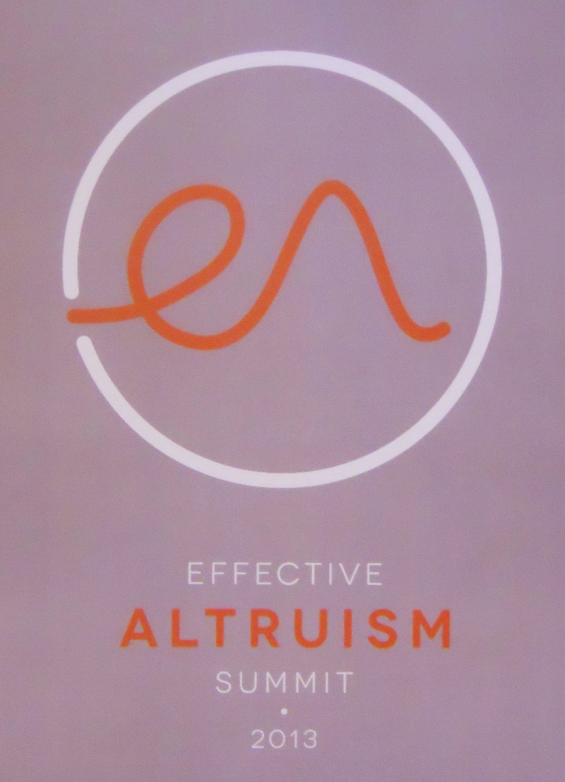 Effective Altruism Summit: Day 1