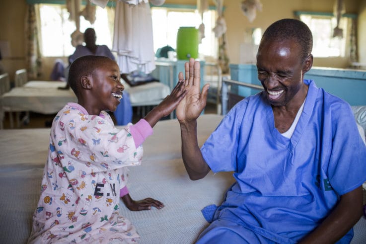 The Happiest High Five--Saving a Child’s Sight in Kenya