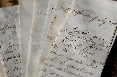 Old handwritten letters