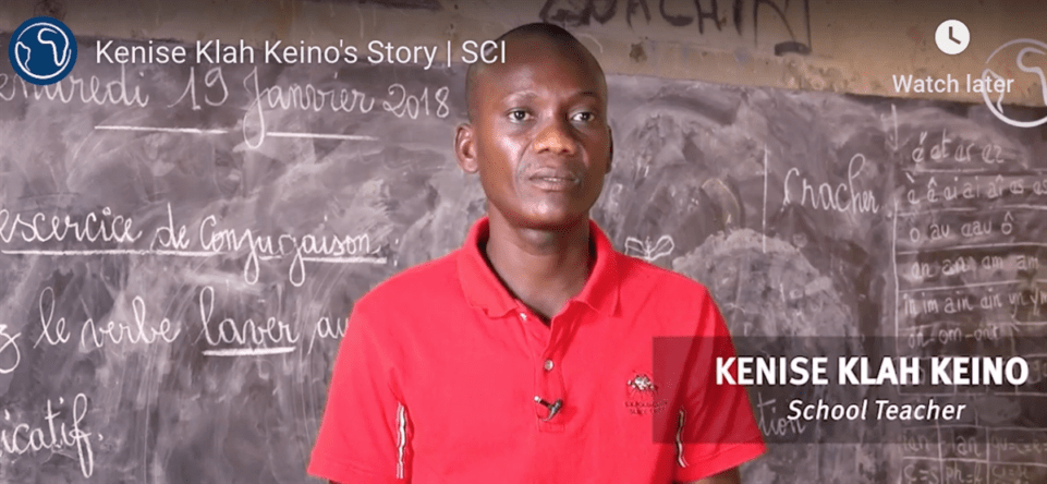 A Cote d’Ivoire teacher sees improved attendance from SCI deworming