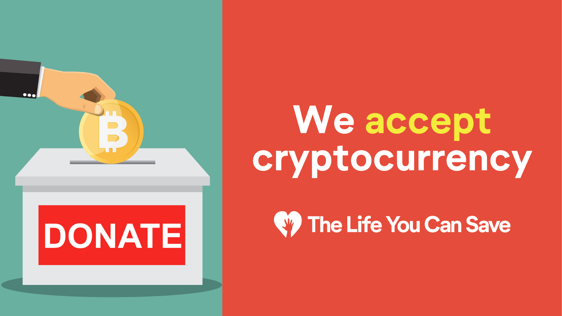 Donate Crypto - The Life You Can Save